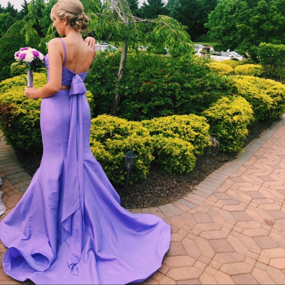 Sherri hill two piece prom dress